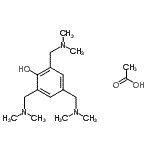CAS#: 85409-80-9, 2,4,6-Tris[(dimethylamino)methyl]phenol acetate (1:1)