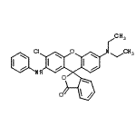 CAS 登录号：85443-45-4， 2'-苯胺基-3'-氯-6'-(二乙基氨基)-3H-螺[2-苯并呋喃-1,9'-氧杂蒽]-3-酮