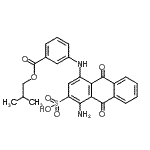 CAS 登录号：85455-38-5， 1-氨基-4-{[3-(异丁氧羰基)苯基]氨基}-9,10-二氧代-9,10-二氢-2-蒽磺酸