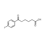 CAS 登录号：854658-73-4， 6-(4-碘苯基)-6-氧代己酸