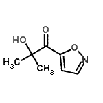 CAS#: 854670-64-7, 2-Hydroxy-2-methyl-1-(1,2-oxazol-5-yl)-1-propanone