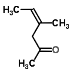 CAS 登录号：85470-78-6， (4Z)-4-甲基-4-己烯-2-酮
