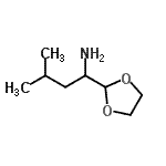 CAS 登录号：854856-43-2， 1-(1,3-二氧戊环-2-基)-3-甲基-1-丁胺