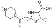 CAS#: 85486-56-2, 4-Carboxy-2,5,5-Trimethylthiazolidine-2-Aceto-N-Methylpiperazide