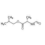 CAS 登录号：85508-29-8， 异丁基N-甲酰基-L-丙氨酸酯