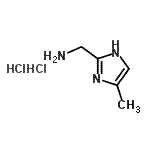CAS 登录号：855250-27-0， 1-(4-甲基-1H-咪唑-2-基)甲胺二盐酸盐