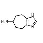 CAS 登录号：855405-67-3， 1,4,5,6,7,8-六氢环庚并[d]咪唑-6-胺