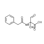 CAS 登录号：855701-59-6， 2-甲基-3-氧代-2-[(苯基乙酰基)氨基]丙酸