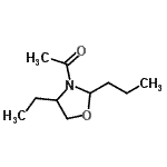 CAS 登录号：855841-23-5， 1-(4-乙基-2-丙基-1,3-恶唑烷-3-基)乙酮