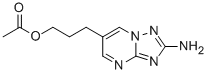 CAS 登录号：85599-38-8， 3-(2-氨基[1,2,4]三唑并[1,5-a]嘧啶-6-基)丙基乙酸酯