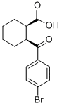 CAS 登录号:85603-41-4, 顺式-2-(4-溴苯甲酰基)-1-环己烷-羧酸