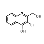 CAS 登录号：856086-91-4， 3-氯-2-(羟基甲基)-4-喹啉醇