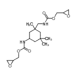 CAS 登录号：85665-62-9， 2-环氧乙烷基甲基[(1,3,3-三甲基-5-{[(2-环氧乙烷基甲氧基)羰基]氨基}环己基)甲基]氨基甲酸酯