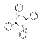 CAS 登录号：85684-40-8， 1,3,5,7-四苯基-3,7-二硫代-1,5-二氮杂-3,7-二磷杂环辛烷e