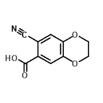 CAS 登录号：857020-54-3， 7-氰基-2,3-二氢-1,4-苯并二氧杂环己烷-6-羧酸