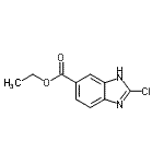 CAS 登录号：857035-29-1， 乙基2-氯-1H-苯并咪唑-5-羧酸酯