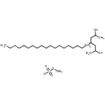 CAS#: 85712-01-2, N-(2,6-Dihydroxy-4-heptanyl)-1-octadecanaminium methyl sulfate