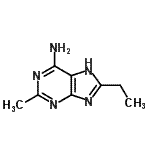 CAS#: 857173-13-8, 8-Ethyl-2-methyl-1H-purin-6-amine