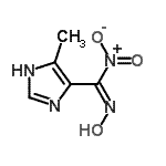CAS 登录号：857352-43-3， (E)-N-羟基-1-(4-甲基-1H-咪唑-5-基)-1-硝基甲亚胺