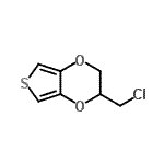 CAS 登录号：857419-46-6， 2-(氯甲基)-2,3-二氢噻吩并[3,4-b][1,4]二恶英