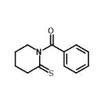 CAS 登录号：857436-83-0， 苯基(2-硫代-1-哌啶基)甲酮