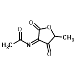 CAS 登录号：857479-83-5， N-[(3Z)-5-甲基-2,4-二氧代二氢-3(2H)-呋喃亚基]乙酰胺