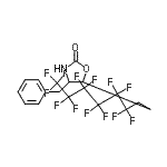 CAS 登录号:857637-92-4, 4-苄基-5-(3,3,4,4,5,5,6,6,7,7,8,8,8-十三氟辛基)-1,3-恶唑烷-2-酮