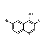 CAS 登录号：857762-32-4， 6-溴-3-氯-4-喹啉醇