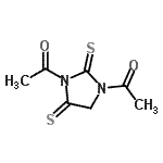 CAS 登录号：857766-78-0， 1,1'-(2,4-二硫代-1,3-咪唑烷二基)二乙酮
