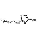 CAS 登录号：857969-65-4， 2-(烯丙基氨基)-1,3-噻唑-4-醇