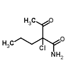 CAS 登录号：857976-30-8， 2-乙酰基-2-氯戊烷酰胺
