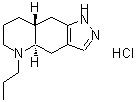 CAS 登录号：85798-08-9， (4aR,8aR)-4,4a,5,6,7,8,8a,9-八氢-5-丙基-1H-吡唑并[3,4-g]喹啉盐酸盐 (1:1)