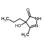 CAS 登录号：857987-41-8， 4-羟基-5-甲基-4-丙基-2,4-二氢-3H-吡唑-3-酮