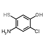 CAS 登录号：858185-91-8， 4-氨基-2-氯-5-硫基苯酚