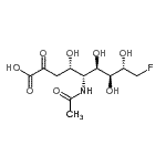 CAS 登录号：85819-28-9， (4S,5R,6R,7S,8S)-5-乙酰氨基-9-氟-4,6,7,8-四羟基-2-氧代壬酸