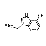 CAS 登录号：858232-97-0， (7-甲基-1H-吲哚-3-基)乙腈