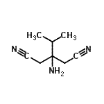 CAS 登录号：858252-08-1， 3-氨基-3-异丙基戊烷二腈
