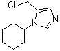 CAS#: 858416-08-7, 5-(Chloromethyl)-1-cyclohexyl-1H-imidazole