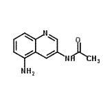 CAS 登录号：858466-85-0， N-(5-氨基-3-喹啉基)乙酰胺