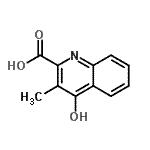 CAS 登录号：858488-66-1， 4-羟基-3-甲基-2-喹啉羧酸
