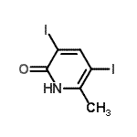 CAS 登录号：858851-91-9， 3,5-二碘-6-甲基-2(1H)-吡啶酮