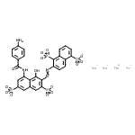 CAS#: 85895-98-3, Tetrasodium 2-({8-[(4-aminobenzoyl)amino]-1-hydroxy-3,6-disulfonato-2-naphthyl}diazenyl)-1,5-naphthalenedisulfonate