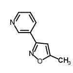 CAS#: 85903-32-8, 3-(5-methylisoxazol-3-yl)pyridine