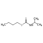CAS 登录号：85938-58-5， 丁基异丙基二硫代氨基甲酸酯