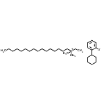 CAS 登录号:85940-52-9, N-乙基-N,N-二甲基-1-十六烷铵2-环己基苯酚