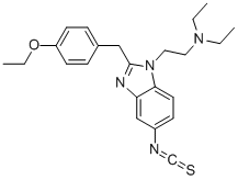 CAS#: 85951-65-1, 2-[(4-Ethoxyphenyl)Methyl]-N,N-Diethyl-5-Isothiocyanato-1H-Benzimidazole-1-Ethanamine