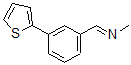 CAS 登录号：859833-20-8， N-[[3-(2-噻吩基)苯基]亚甲基]-甲胺