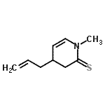 CAS 登录号：859845-77-5， 4-烯丙基-1-甲基-3,4-二氢-2(1H)-吡啶硫酮