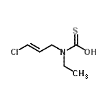 CAS#: 859918-02-8, [(2E)-3-Chloro-2-propen-1-yl]ethylcarbamothioic O-acid