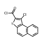 CAS 登录号：85992-25-2， 1-氯萘并[2,1-b]噻吩-2-甲酰氯